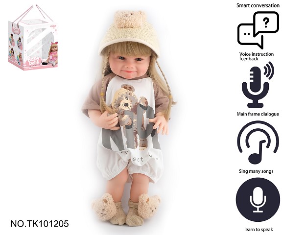55CM REBORN DOLL HIGH SIMULATION BABYIntelligent dialogue